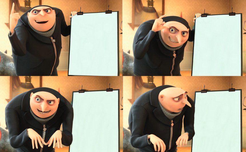 Gru Board Meme Generator - Imgflip