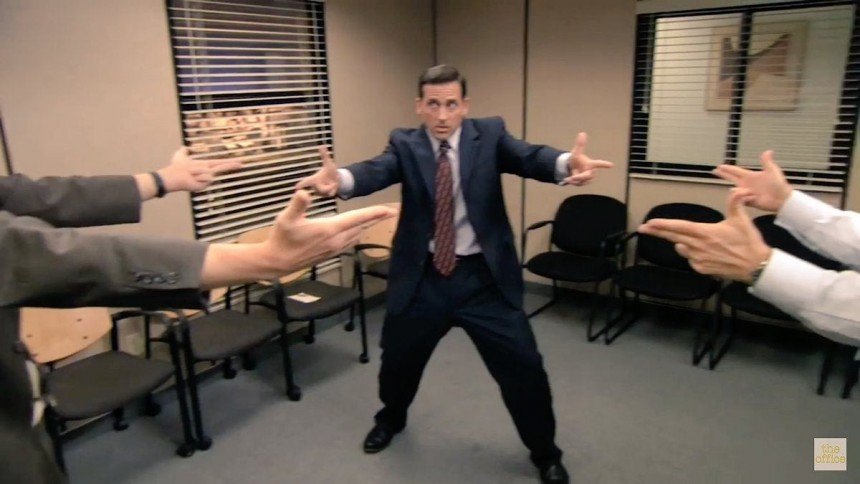 Finger Guns Meme Template