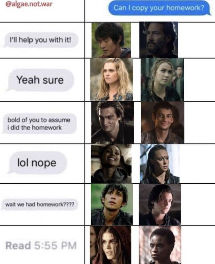 Can I Copy Your Homework Meme Anime
