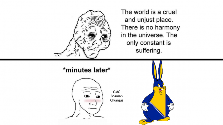 The World Is A Cruel And Unjust Place Meme Template